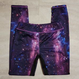 More Than Magic Womens Galaxy Print Leggings 10/12 L